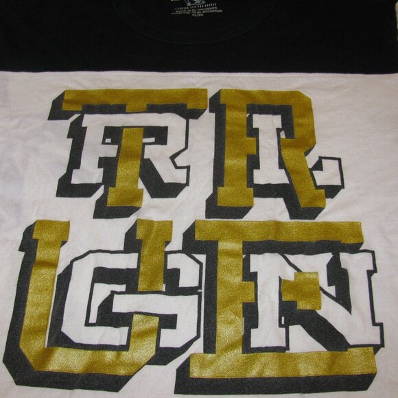 True Religion Mens XL Graphic Tee Crewneck SS T-Shirt Buddha Distressed Beat up - Picture 8 of 8